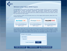 Tablet Screenshot of celgeneriskmanagement.com